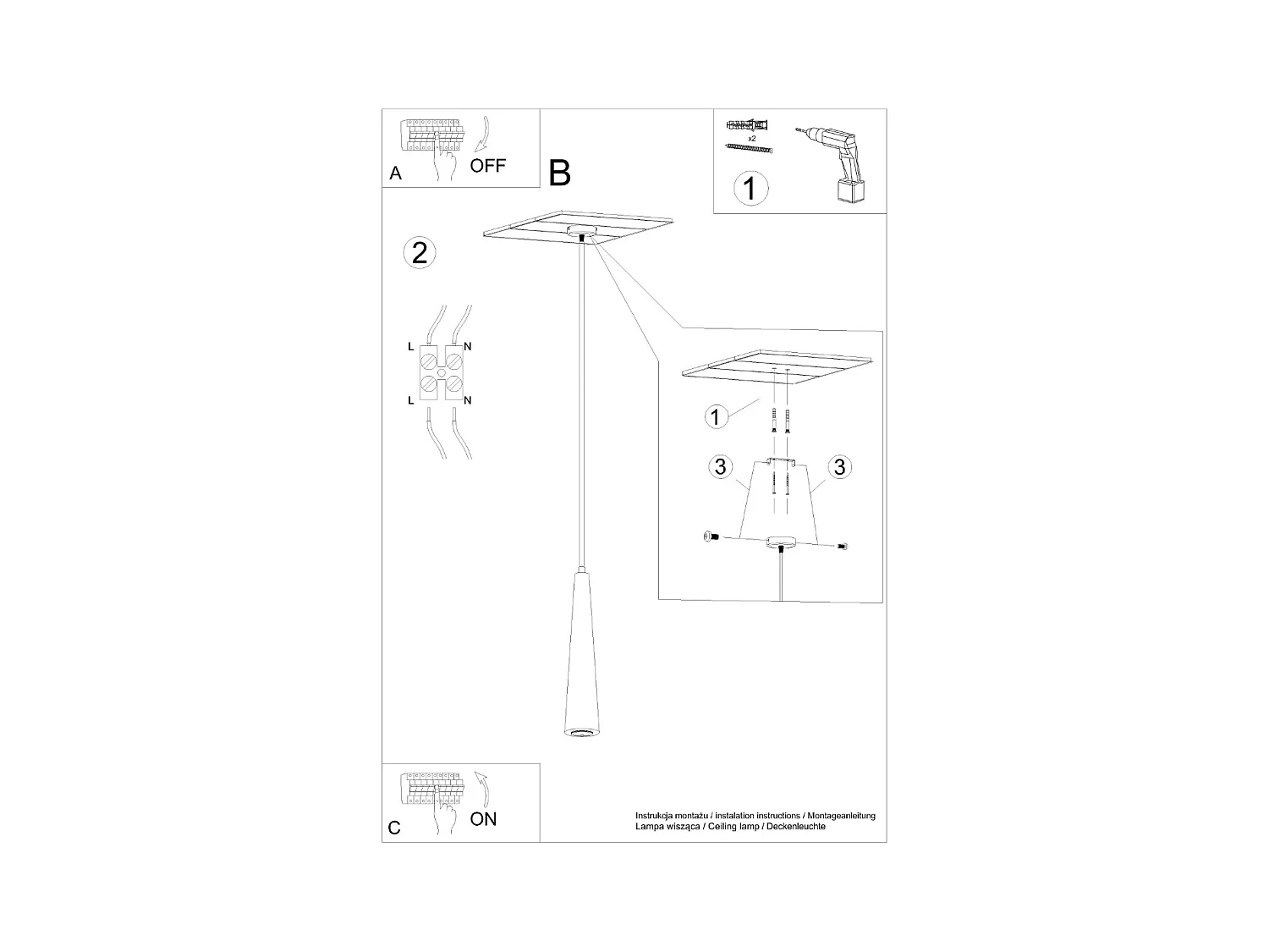 Lampy wiszące skandynawski Ravo, drewno - 1 źródło światła 4000K - L.8 x H.120 cm - naturalne drewno