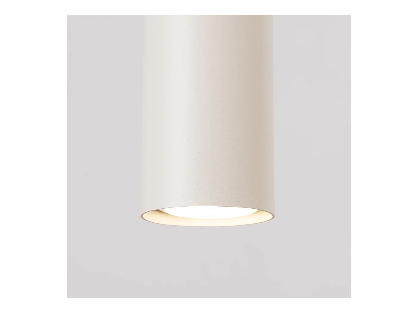 Lampa wisząca loft Toris, stal - 2 źródło światła 3000K - L.30 x H.105 cm - beżowy