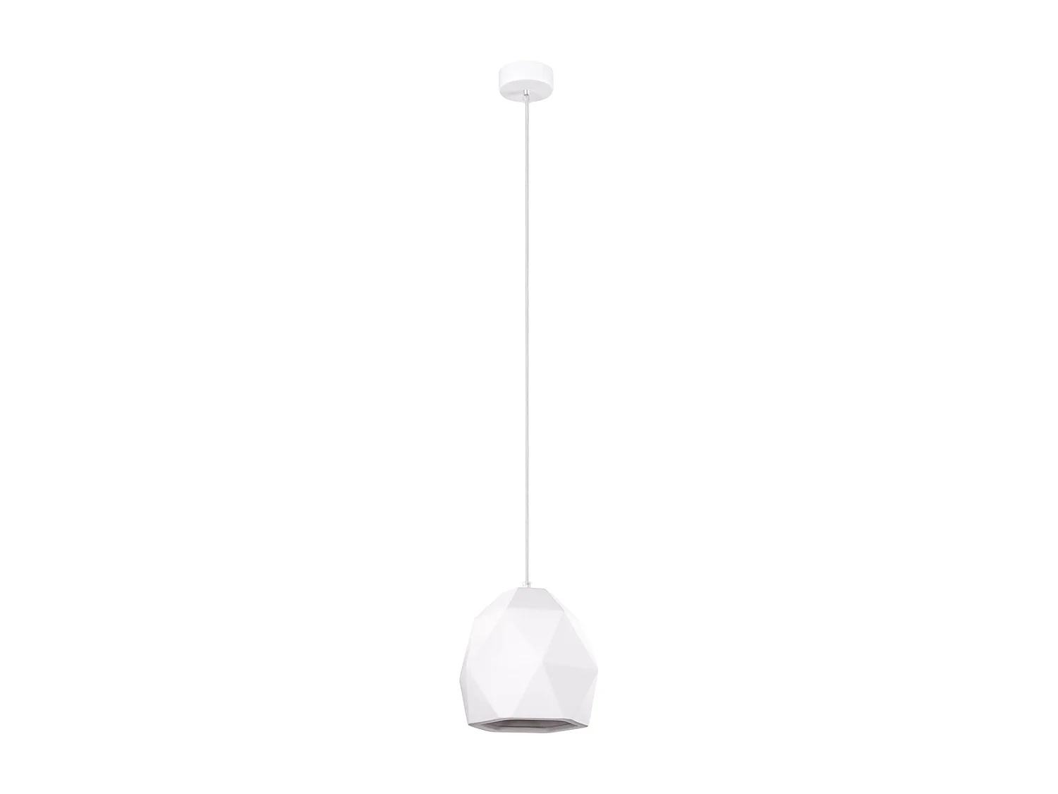 Lampes suspendues Mintx moderne en céramique - 1 sources lumineuses 4000K - L.20 x H.125 cm - blanc