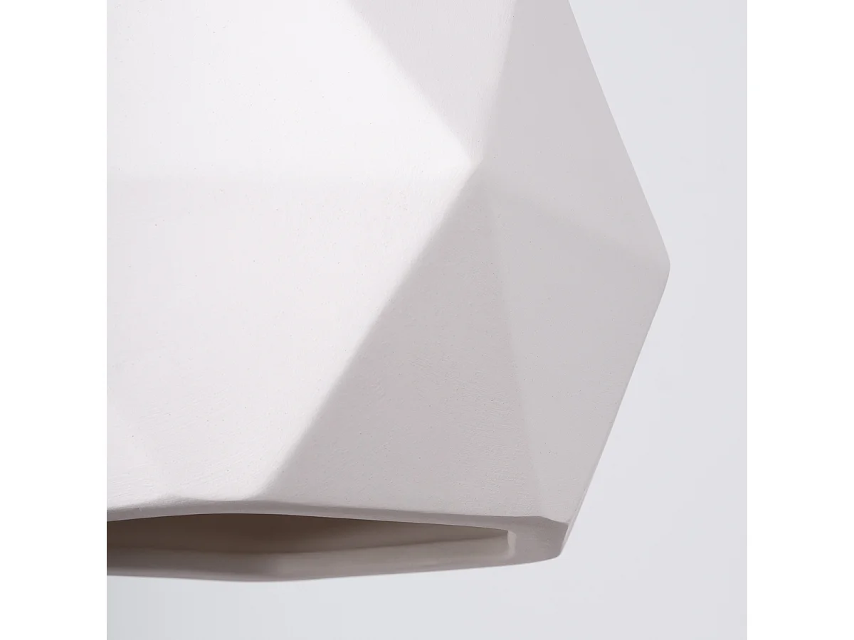 Lampes suspendues Mintx moderne en céramique - 1 sources lumineuses 4000K - L.20 x H.125 cm - blanc