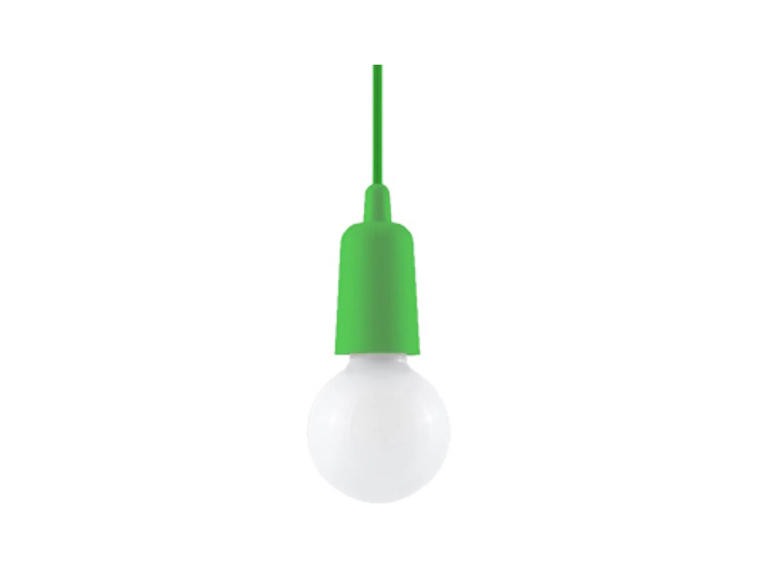 Hanglampen Astis modern van  - 1 lichtbronnen 4000K - L.9 x H.90 cm - groente