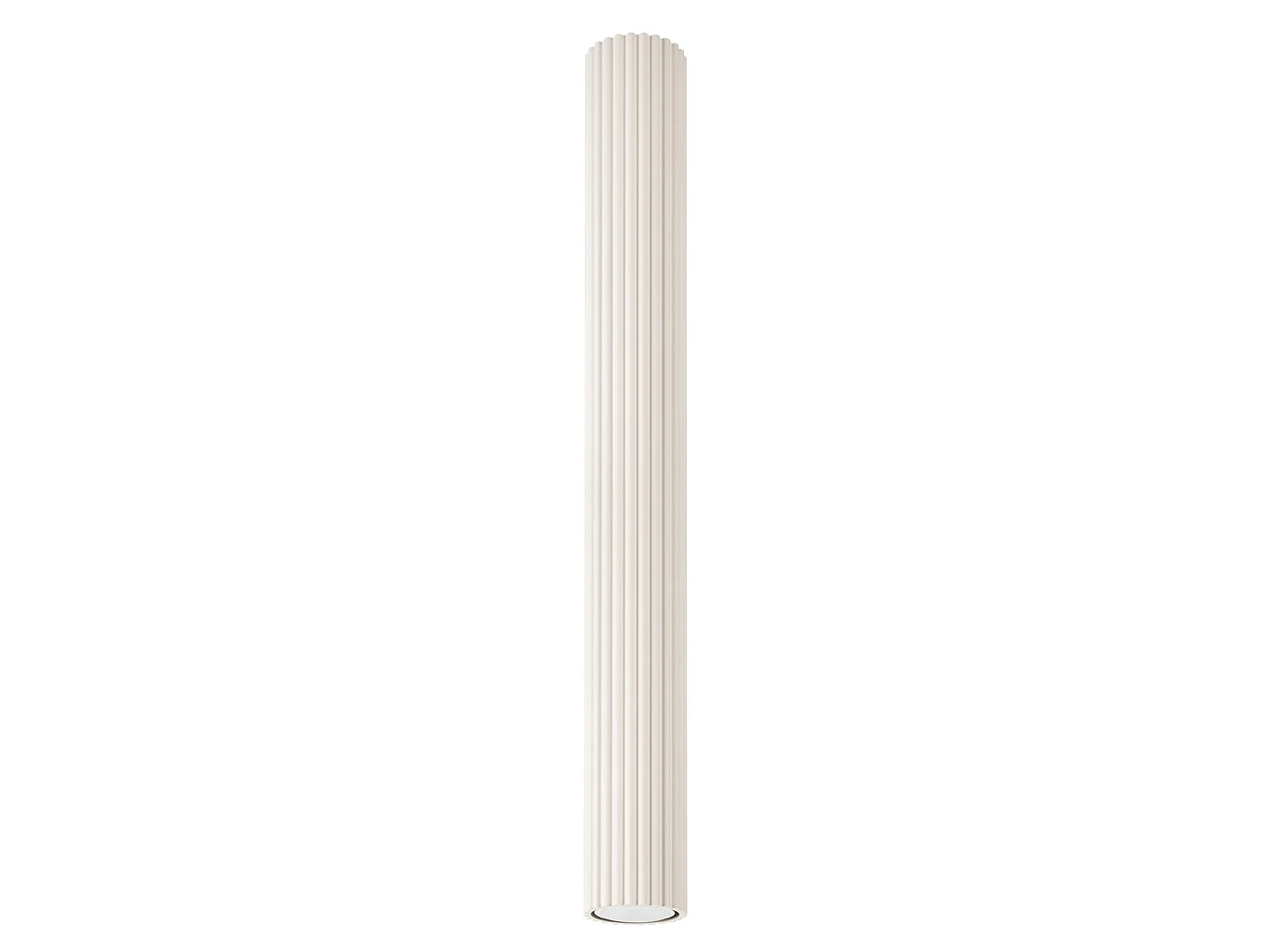 Lámpara de techo Gloow minimalista de aluminio - 1 fuentes luminosas 3000K - L.6,5 x A.60 cm - beige