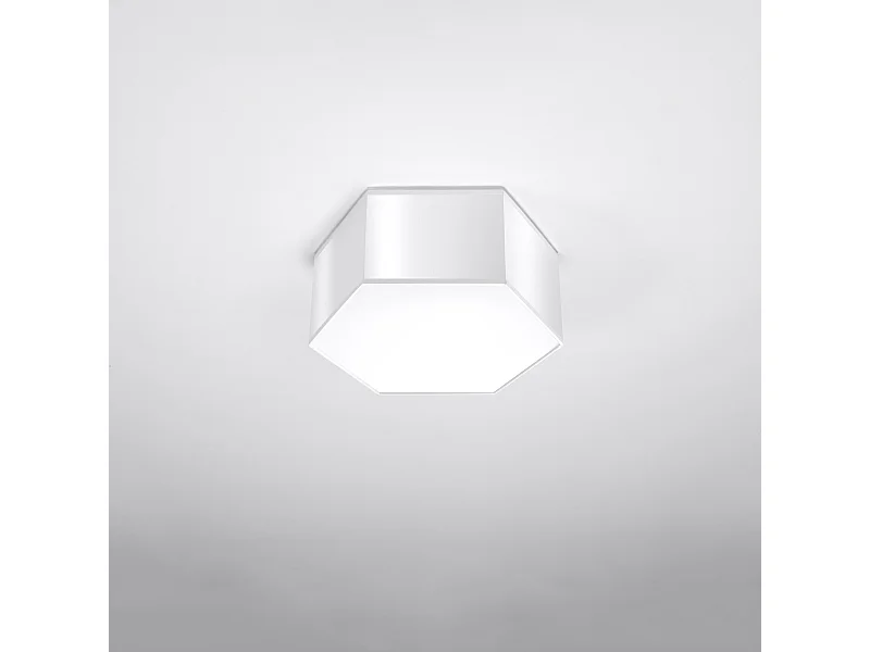 Plafondlampen Solinia modern van  - 2 lichtbronnen 4000K - L.30,5 x H.13,5 cm - wit