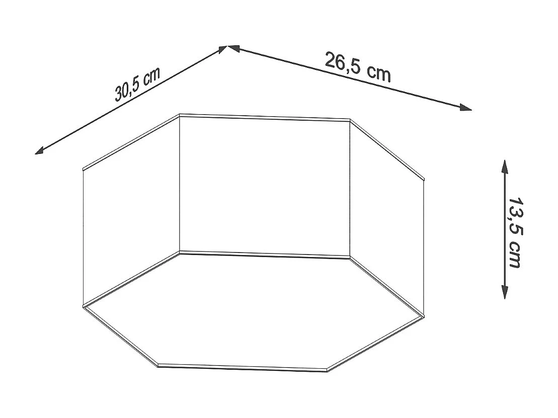 Plafonniers Solinia moderne en PVC - 2 sources lumineuses 4000K - L.30,5 x H.13,5 cm - blanc