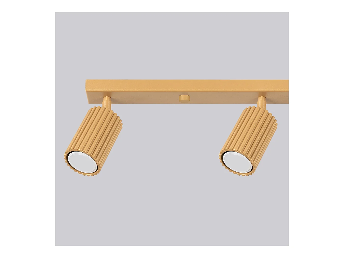 Plafondlamp Gloow minimalistisch van  - 4 lichtbronnen 3000K - L.81 x H.16,5 cm - gouden