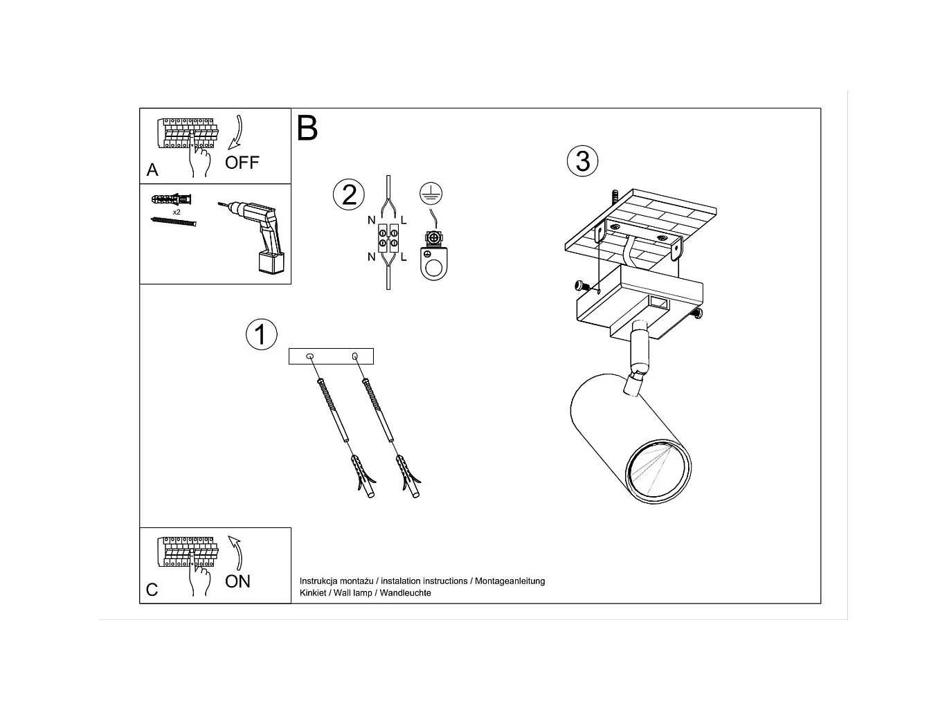 Plafondlampen Invicta modern van  - 1 lichtbronnen 4000K - L.8 x H.20 cm - wit