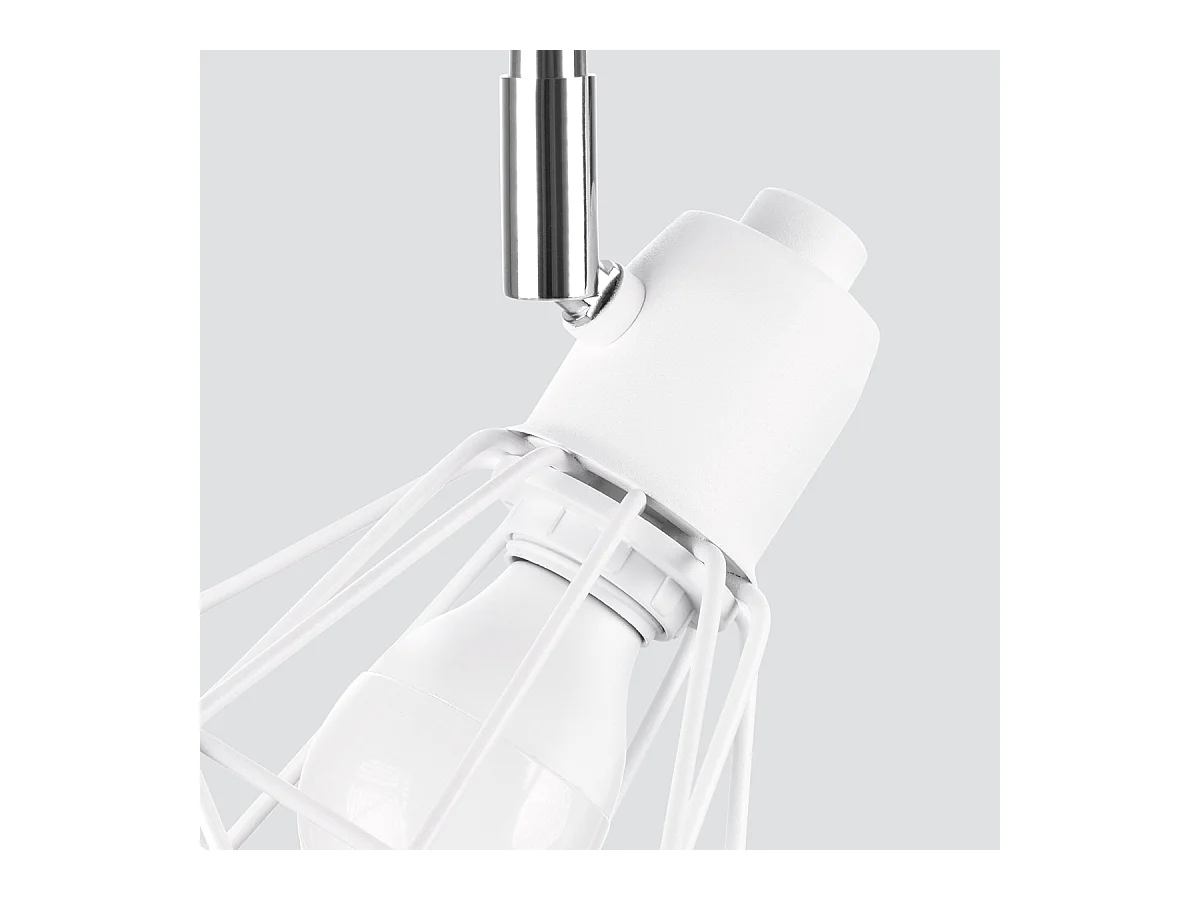 Plafondlampen Lunova modern van  - 2 lichtbronnen 4000K - L.31 x H.19 cm - wit