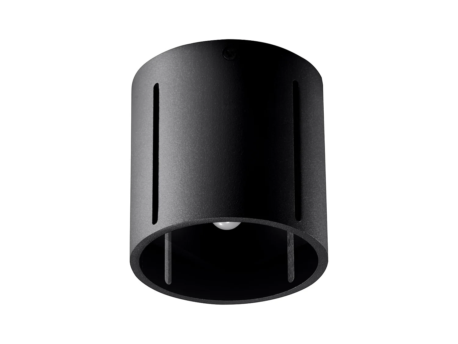 Plafondlampen Brich modern van  - 1 lichtbronnen 4000K - L.10 x H.10 cm - zwart