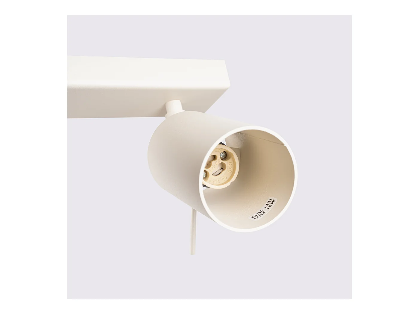 Lampa sufitowa nowoczesny Briix, stal - 3 źródło światła 4000K - L.45 x H.17 cm - beżowy