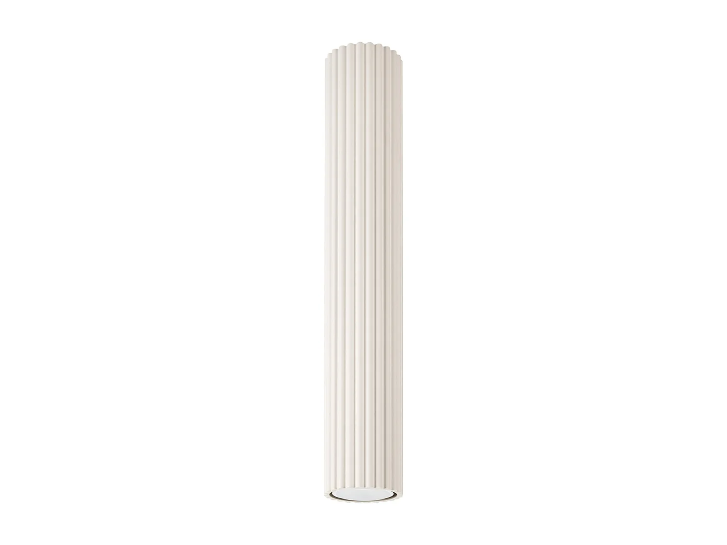 Plafonnier Gloow minimaliste en aluminium - 1 sources lumineuses 4000K - L.6,5 x H.40 cm - beige