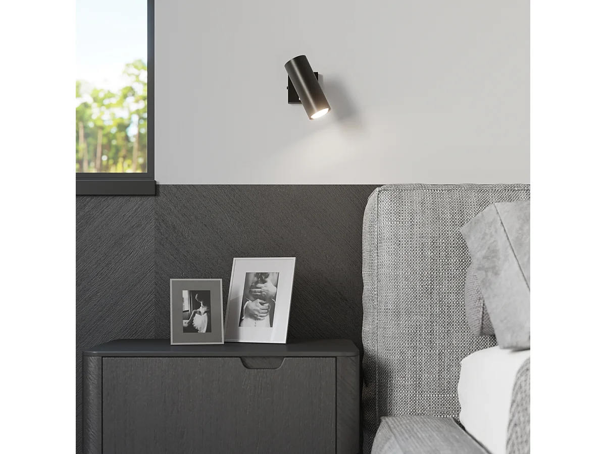 Plafonniers Invicta moderne en acier - 3 sources lumineuses 4000K - L.45 x H.20 cm - noir