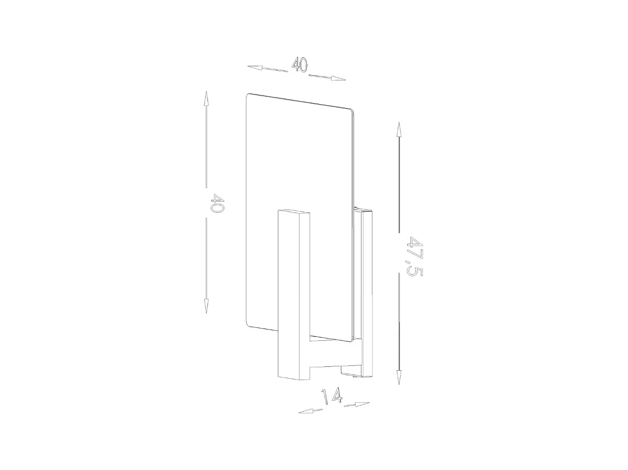 Plafonniers Nappo scandinave en bois/verre - 2 sources lumineuses 3000K - L.40 x H.47,5 cm - blanc