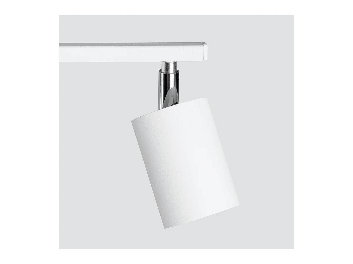 Plafony minimalistyczny Torim, stal - 2 źródło światła 4000K - L.26 x H.20 cm - biały