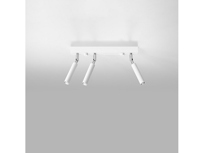 Deckenlampen Astix modern aus Aluminium - 3 lichtquellen 4000K - L.35 x ...