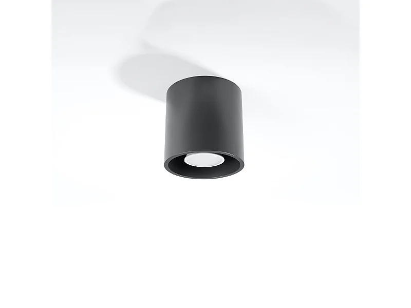 Plafonniers Celeris moderne en aluminium - 1 sources lumineuses 4000K - L.10 x H.10 cm - anthracite