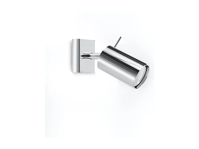 Plafonniers Briix moderne en acier - 1 sources lumineuses 4000K - L.8 x H.8 cm - chrome