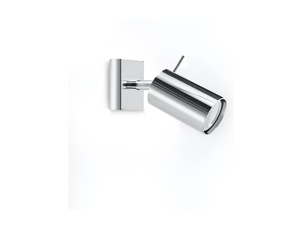 Plafonniers Briix moderne en acier - 1 sources lumineuses 4000K - L.8 x H.8 cm - chrome