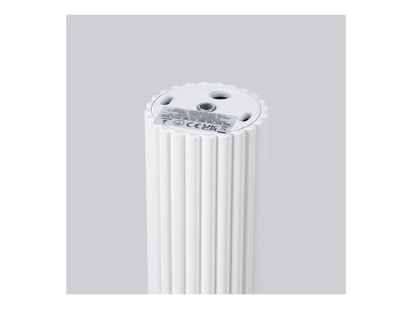 Plafonnier Gloow minimaliste en aluminium - 1 sources lumineuses 4000K - L.6,5 x H.60 cm - blanc