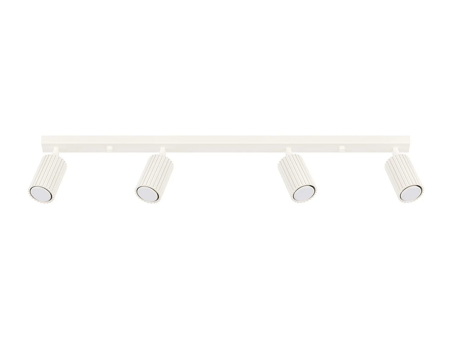 Lampa sufitowa minimalistyczny Gloow, aluminium - 4 źródło światła 3000K - L.81 x H.16.5 cm - beżowy