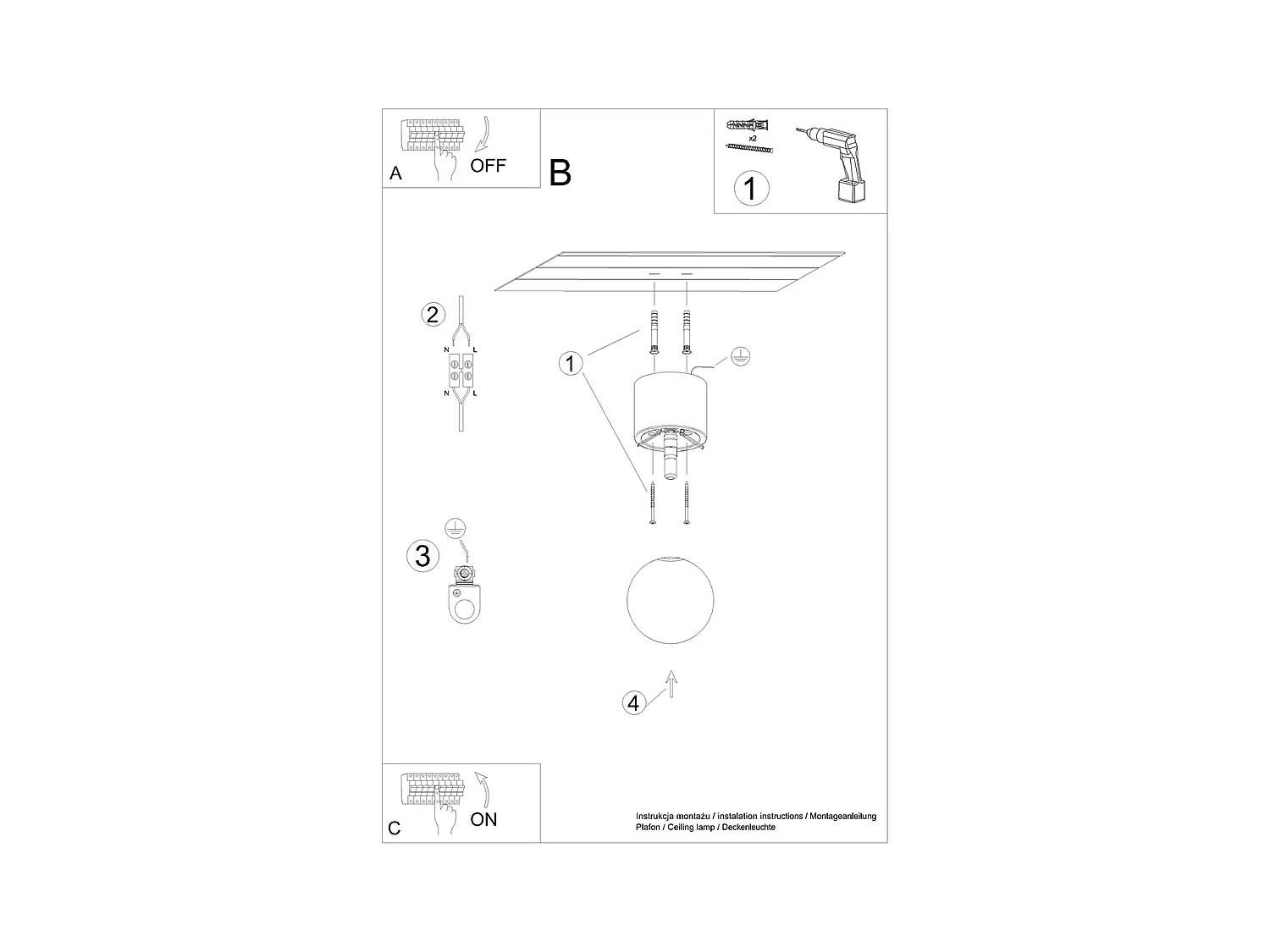 Plafonniers Lust moderne en bois - 1 sources lumineuses 4000K - L.12 x H.19 cm - bois naturel