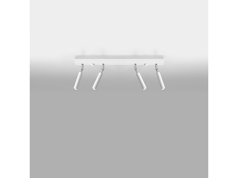 Plafonniers Astix moderne en aluminium - 4 sources lumineuses 4000K - L ...