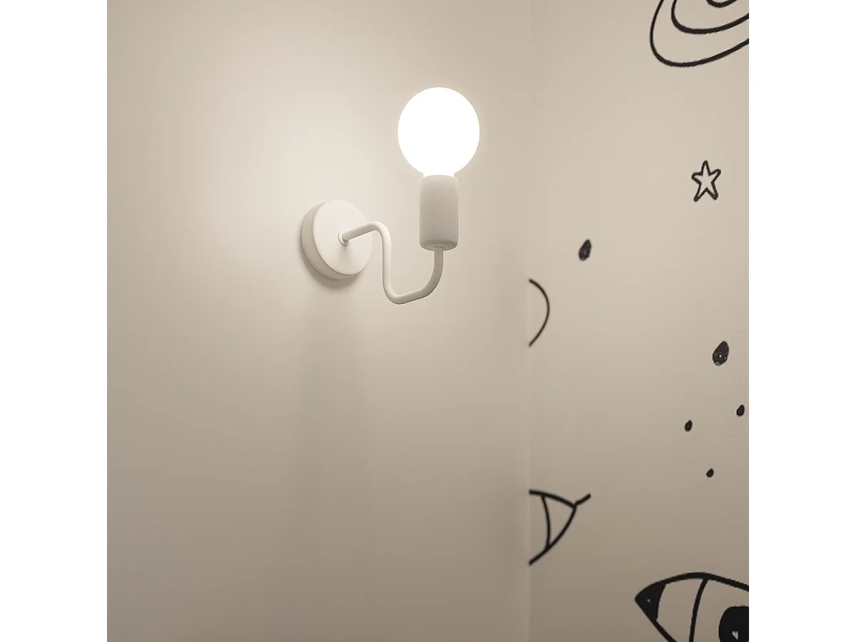 Plafonniers Infinix industriel en acier - 4 sources lumineuses 3000K - L.78 x H.15,5 cm - blanc