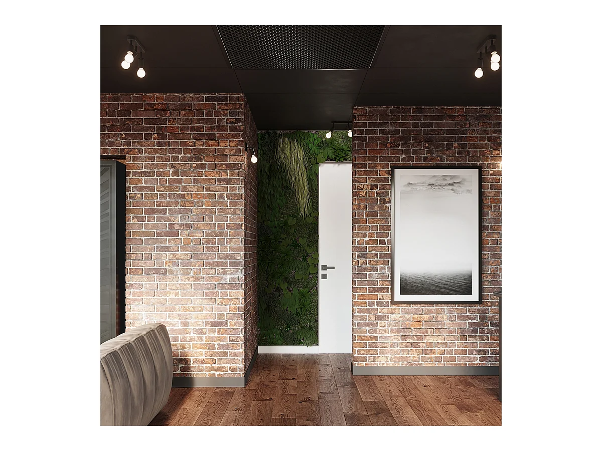 Plafondlampen Synfex minimalistisch van  - 3 lichtbronnen 3000K - L.40 x H.13,5 cm - zwart