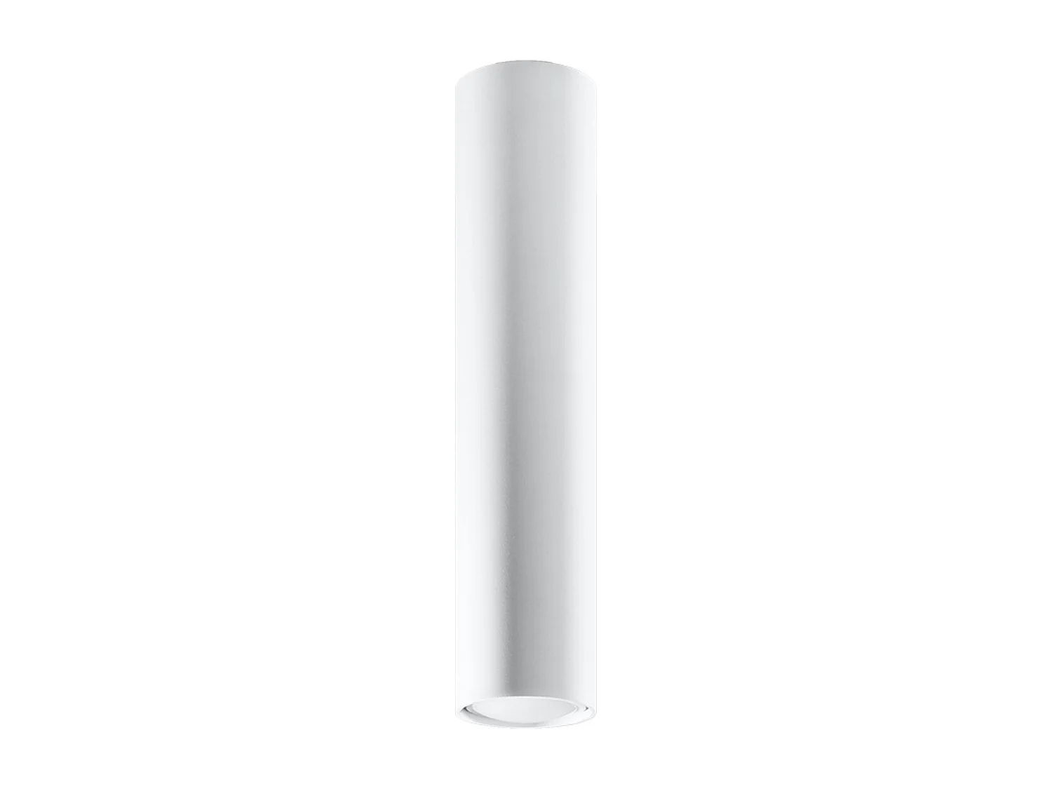 Plafonniers Toris moderne en acier - 1 sources lumineuses 4000K - L.6 x H.40 cm - blanc