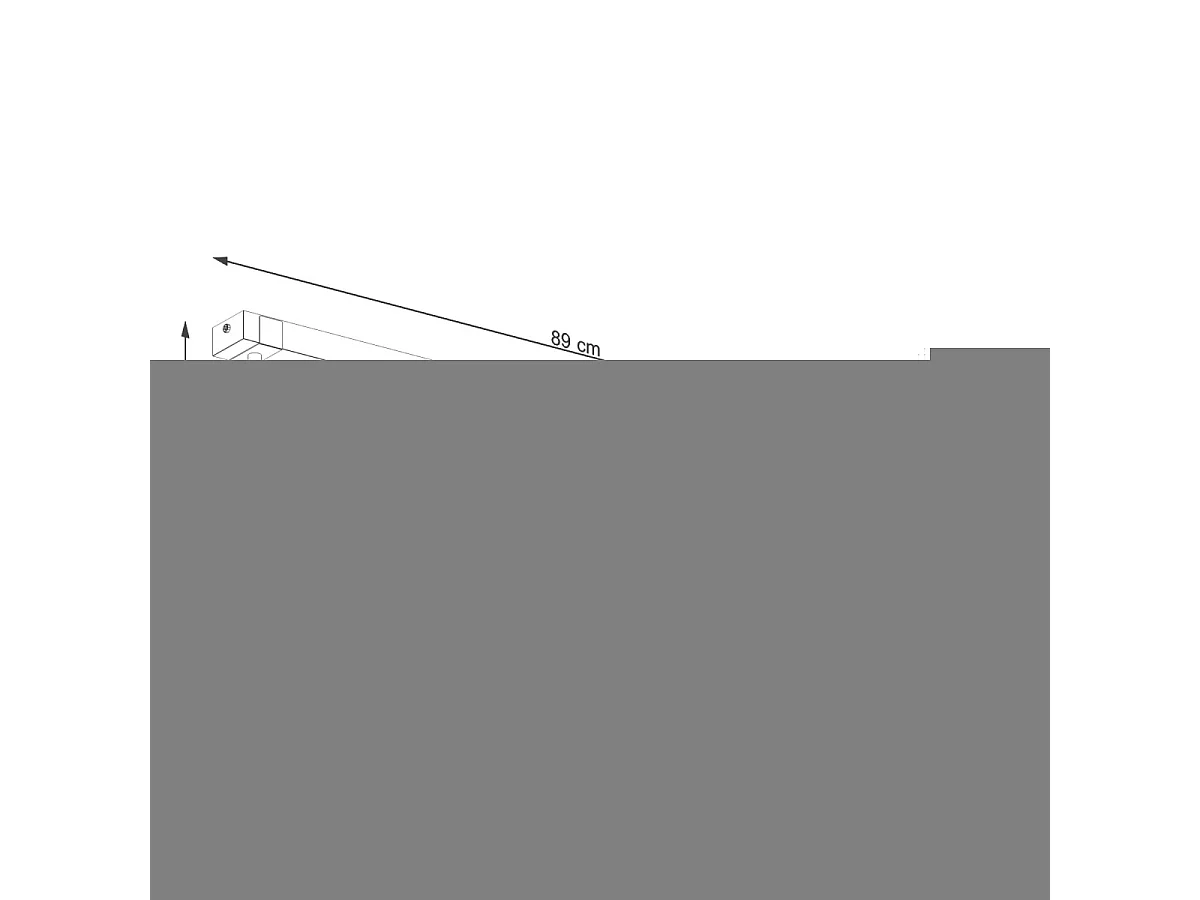 Plafonniers Shad moderne en acier/bois - 4 sources lumineuses 4000K - L.89 x H.14 cm - bois noir