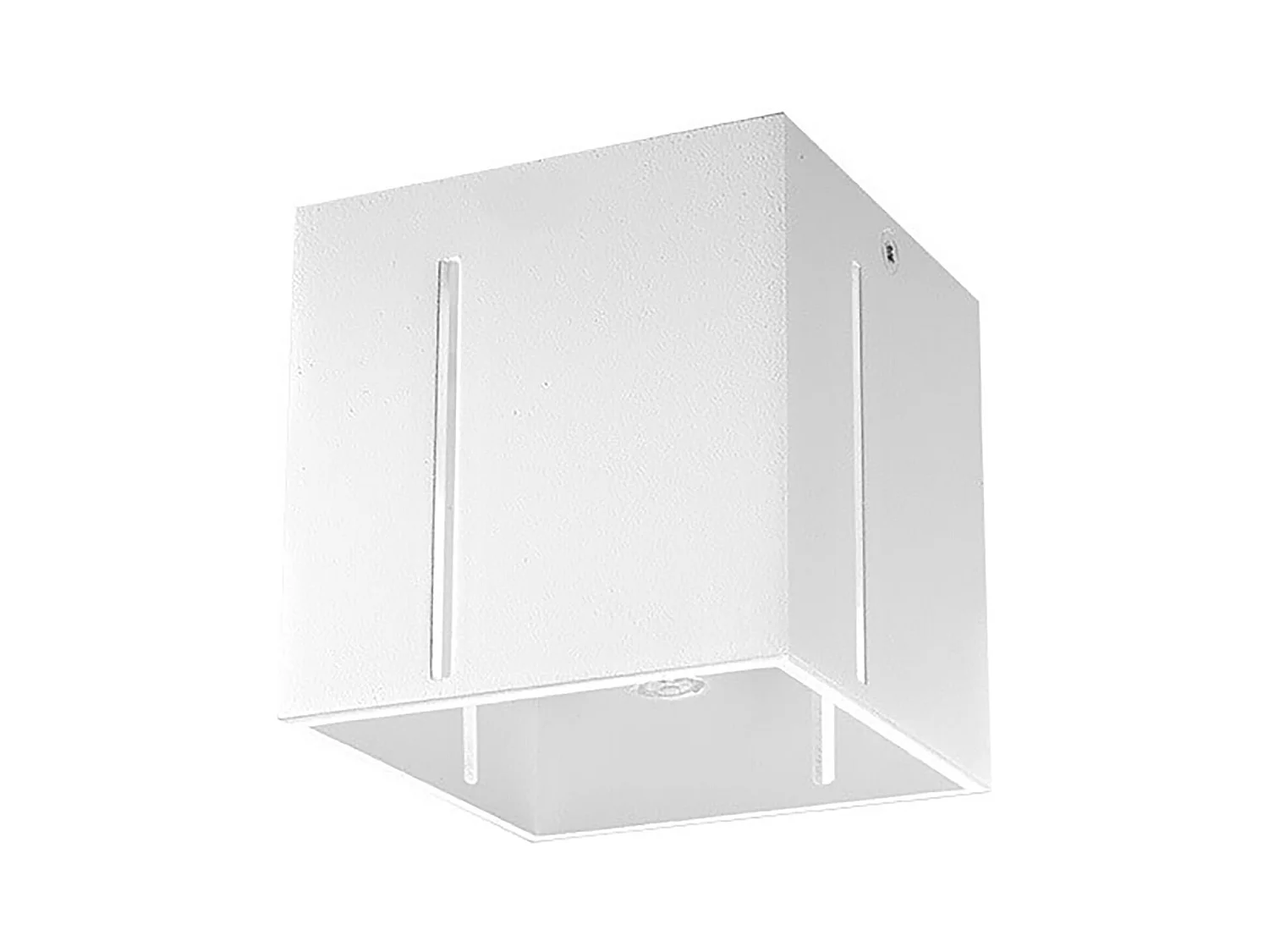 Lampade da soffitto Luminara moderno di alluminio - 1 sorgenti luminose 4000K - L.10 x A.10 cm - bianco