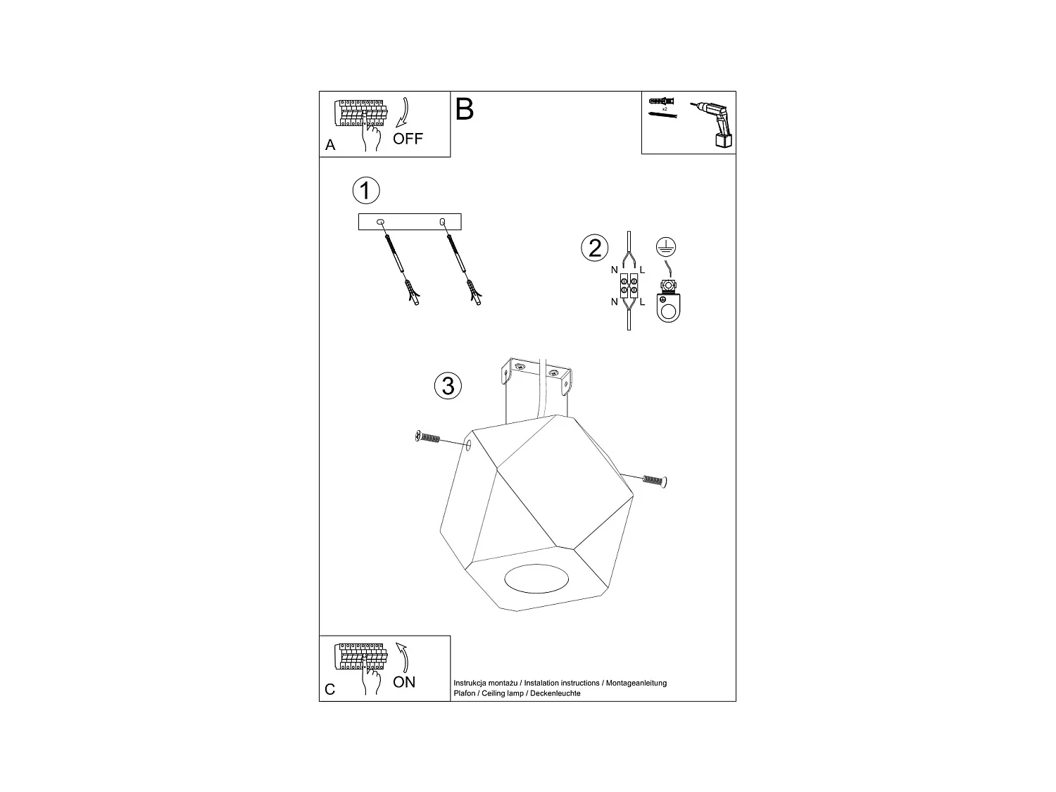 Plafonniers Timberix scandinave en bois - 1 sources lumineuses 3000K - L.12 x H.12 cm - bois naturel
