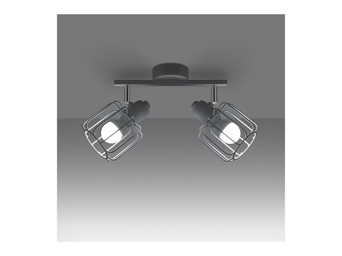 Plafondlampen Celubi modern van  - 2 lichtbronnen 4000K - L.27 x H.19 cm - wit