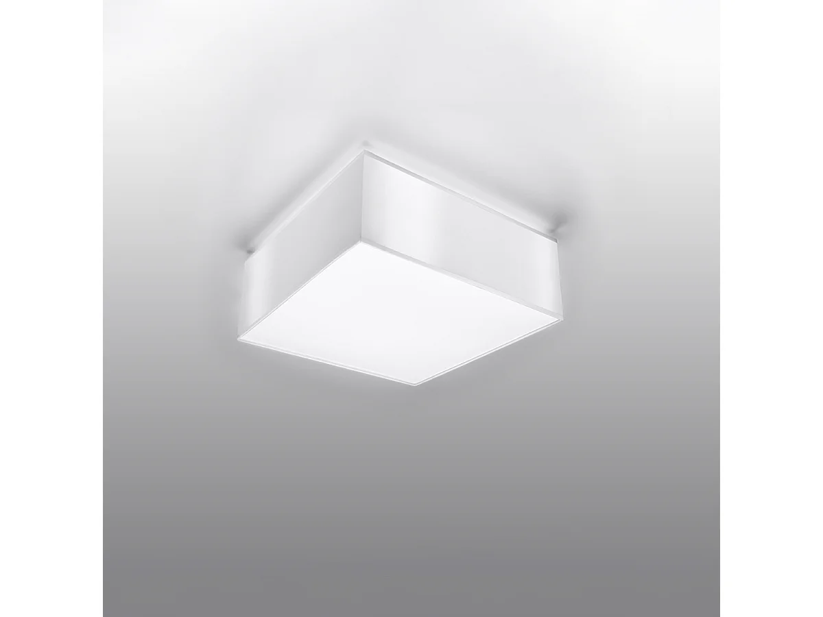 Plafondlampen Care minimalistisch van  - 1 lichtbronnen 4000K - L.25 x H.11 cm - wit