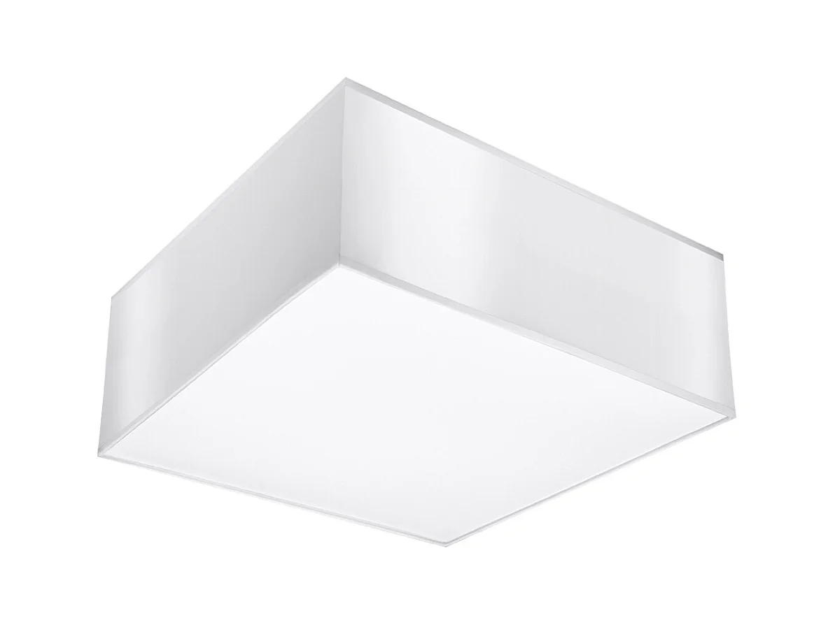 Plafondlampen Care minimalistisch van  - 1 lichtbronnen 4000K - L.25 x H.11 cm - wit