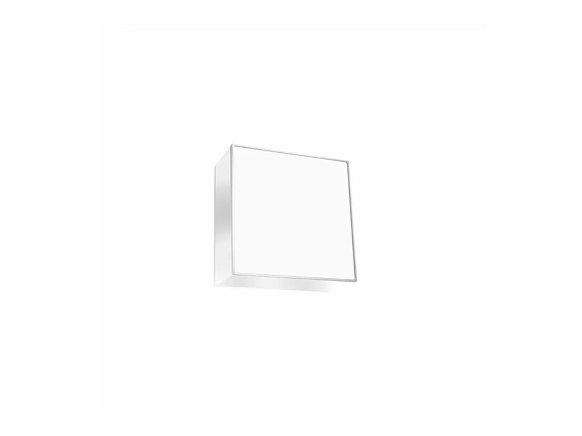 Plafondlampen Care minimalistisch van  - 1 lichtbronnen 4000K - L.25 x H.11 cm - wit