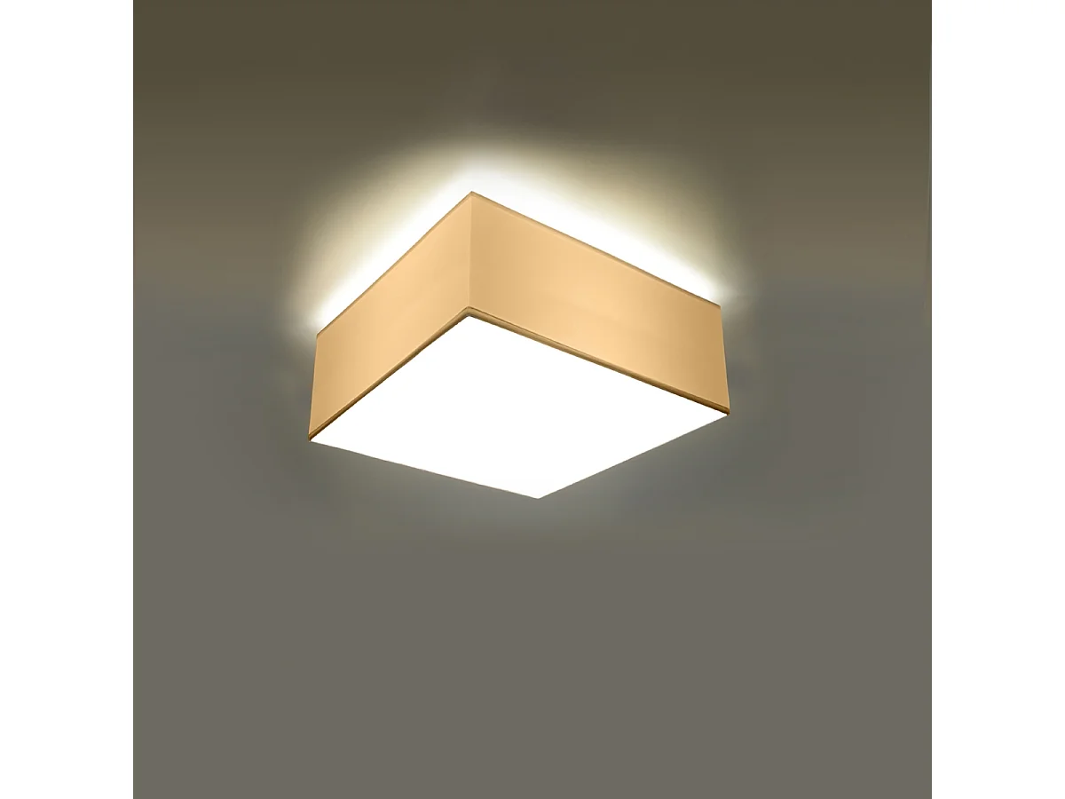 Plafonniers Care minimaliste en PVC - 1 sources lumineuses 4000K - L.25 x H.11 cm - blanc