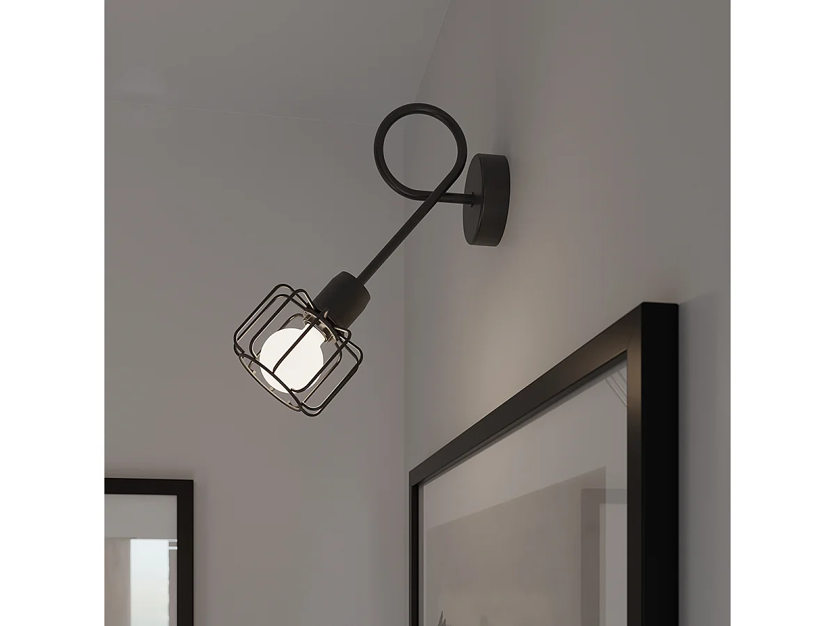 Deckenlampen Celubi modern aus  Stahl - 2 lichtquellen 4000K - L.27 x H. cm - Schwarz