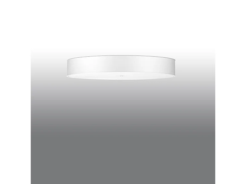 Plafondlampen Kalmaris minimalistisch van  - 6 lichtbronnen 4000K - L.100 x H.20 cm - wit