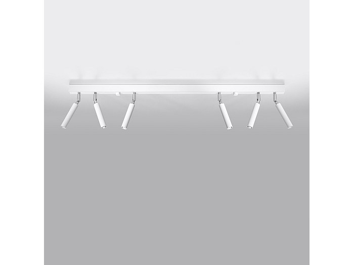 Plafonniers Astix moderne en aluminium - 6 sources lumineuses 4000K - L ...