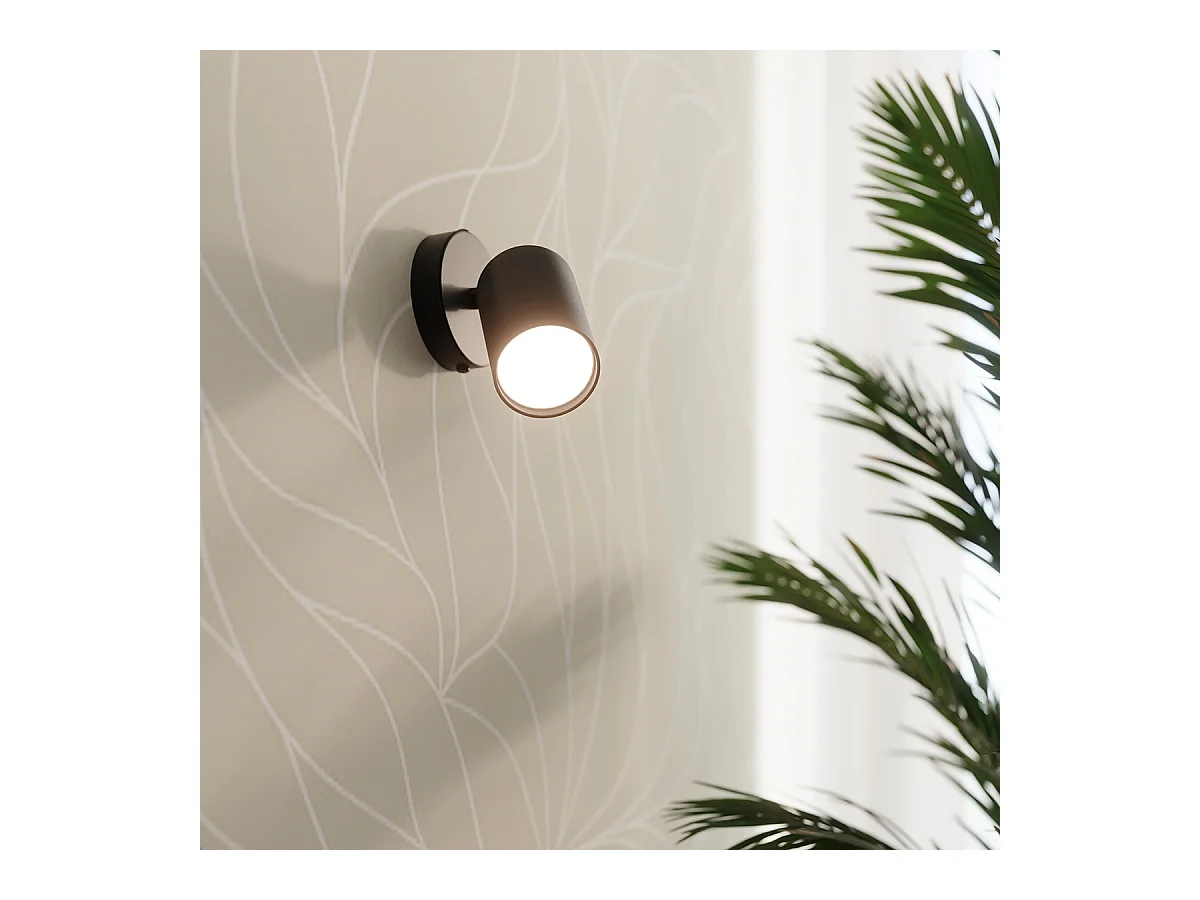 Plafondlampen Torim minimalistisch van  - 3 lichtbronnen 4000K - L.46 x H.20 cm - zwart