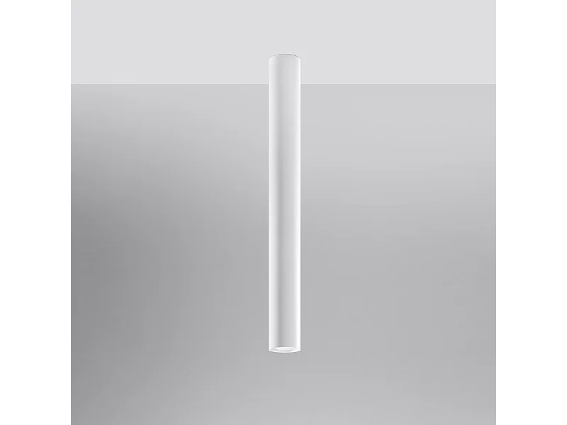 Plafondlampen Toris modern van  - 1 lichtbronnen 4000K - L.6 x H.60 cm - wit