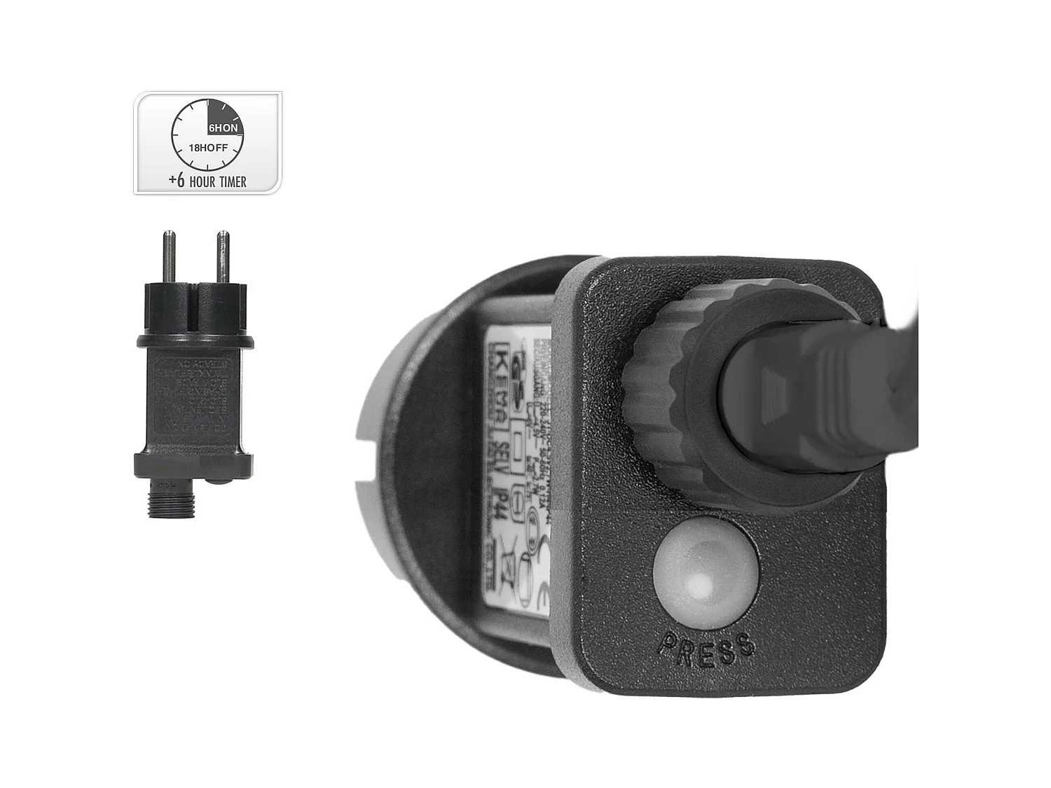 Guirlande lumineuse en grappe 39m 3000 LED blanc froid avec minuterie éclairage 8 modes ruban sapin de noël protection ip44 usage intérieur/extérieur