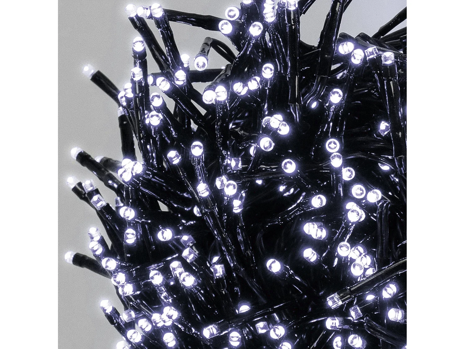 ECD Germany Guirnalda de luces navideñas 39m 3000 LEDs blanco frío cadena luminosa impermeable interior/exterior IP-44 iluminación decorativa festiva