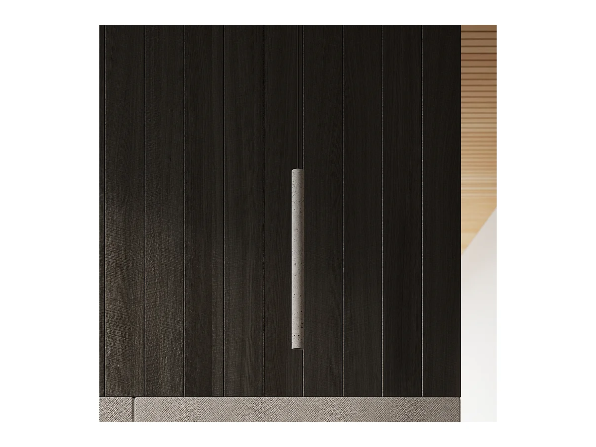 Lampy wiszące nowoczesny Brill, beton - 3 źródło światła 4000K - L.19.5 x H.115 cm - szary