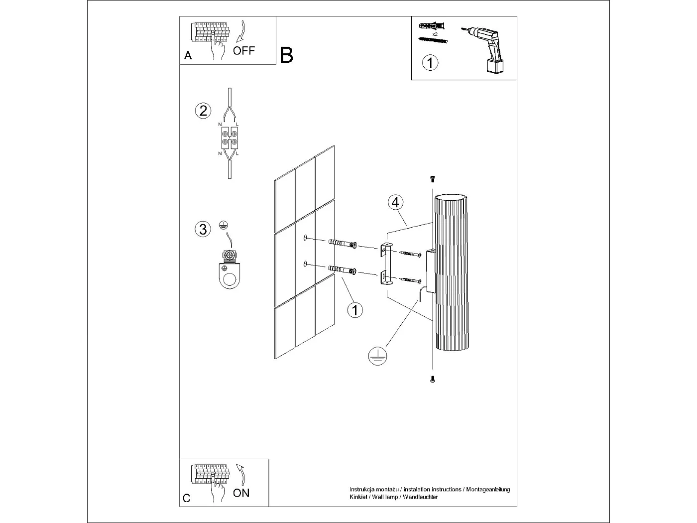Applique Gloow minimaliste en aluminium - 2 sources lumineuses 3000K - L.6,5 x H.30 cm - blanc
