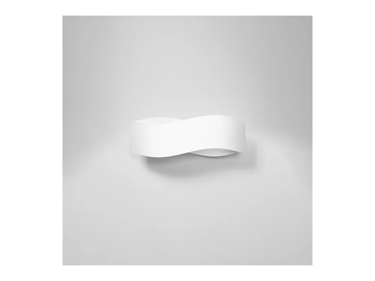 Lampade da parete Zanila moderno di acciaio - 2 sorgenti luminose 3000K - L.40 x A.15 cm - bianco
