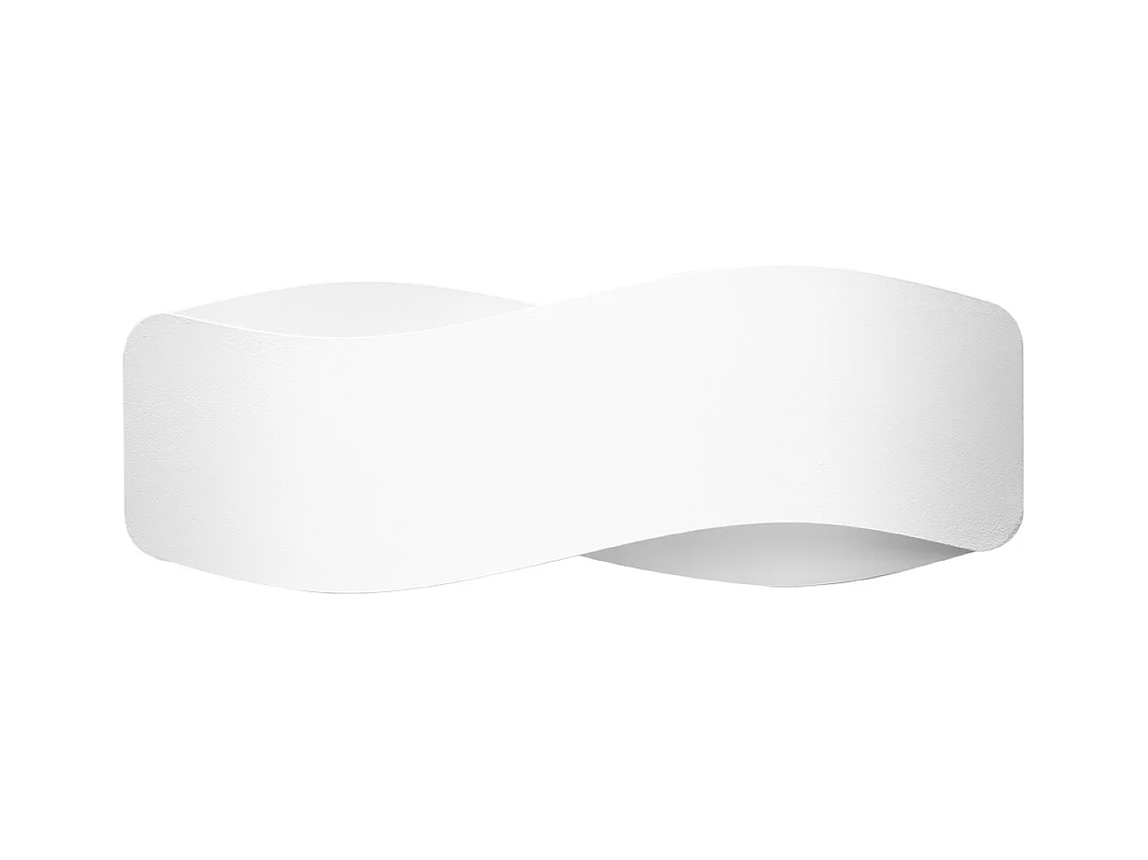 Lampade da parete Zanila moderno di acciaio - 2 sorgenti luminose 3000K - L.40 x A.15 cm - bianco