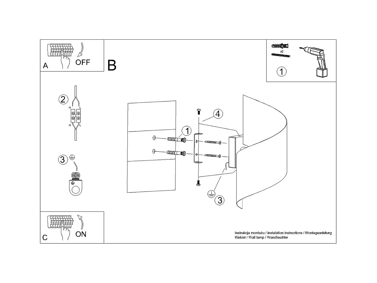 Lampade da parete Zaltonia moderno di acciaio - 1 sorgenti luminose 3000K - L.15 x A.31 cm - bianco