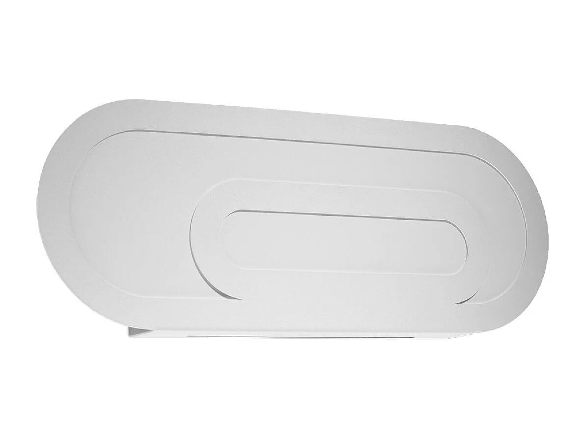 Appliques Solutix moderne en acier/PVC - 2 sources lumineuses 3000K - L.40 x H.15 cm - blanc