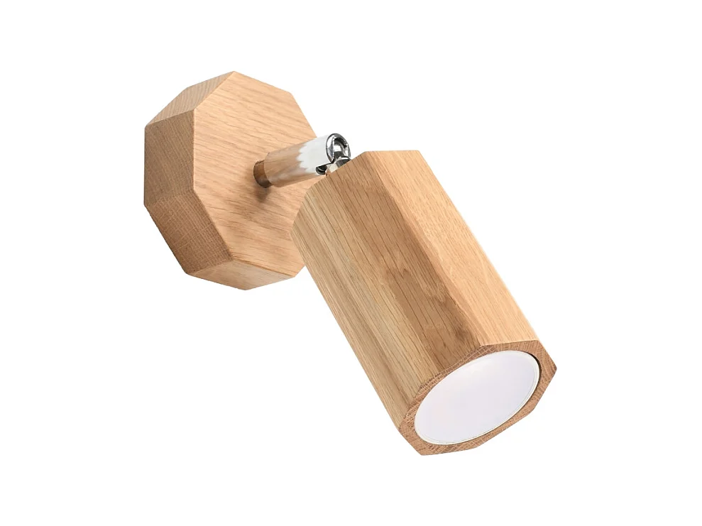 Appliques Xenor scandinave en bois - 1 sources lumineuses 4000K - L.8 x H.17,5 cm - chêne